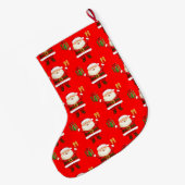 Snowman Christmas Socken (Rückseite (Hängend))