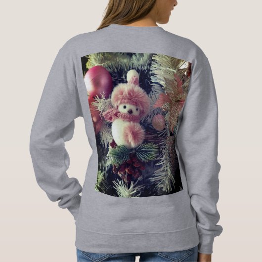 Snowman Christmas Sweatshirt (Rückseite)