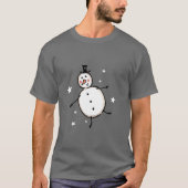 Snowman Christmas T-Shirt (Vorderseite)