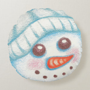 Snowman Christmas Throw Kissen