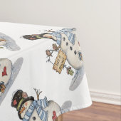 Snowman Christmas Tischdecke (Beispiel)