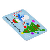 Snowman & Christmas Tree #2 Magnet (Rechte Seite)