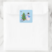 Snowman & Christmas Tree #3-3 Stickers (Tasche)