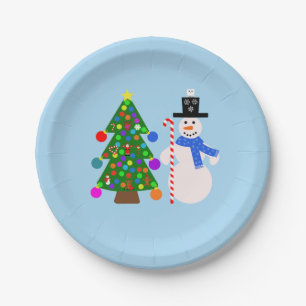 Snowman & Christmas Tree #3 Paper Tellers Pappteller