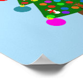 Snowman & Christmas Tree #3 Poster (Ecke)