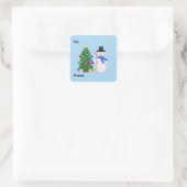 Snowman & Christmas Tree #4-3 Stickers (Tasche)