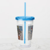 Snowman & Christmas Tree Acryltrinkbecher (Rechts)