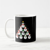 Snowman Christmas Tree Lights Santa Hat Family Xma Kaffeetasse (Links)