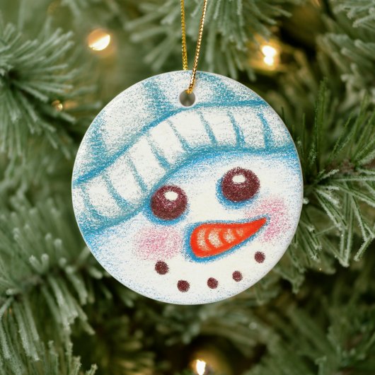 Snowman Christmas Tree Ornament Gift (Baum)