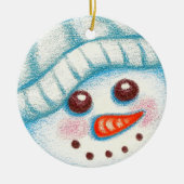 Snowman Christmas Tree Ornament Gift (Vorne)