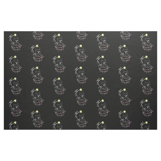 Snowman Christmas Tree Stoff (Fat Quarter (45,7 x 55,9 cm))
