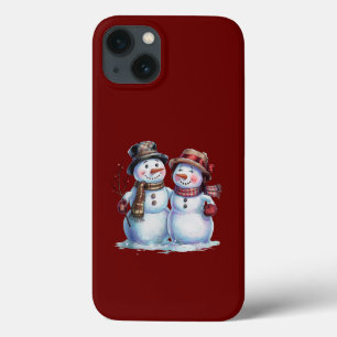 Snowman Christmas Vintag Holiday Case-Mate iPhone Hülle
