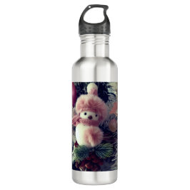 Snowman Christmas Water Bottle Edelstahlflasche