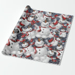 Snowman Christmas Wrapping Paper Geschenkpapier<br><div class="desc">Snowman tanzt in den Schnee jolly kleinen Mann in dieser Zeit des Jahres ist er glücklich,  wenn Sie Ihre Geschenke verpacken schön und warm durch das Feuer über Weihnachten. Größe 30" x 6". Kaufen Sie Ihre noch heute,  indem Sie auf den Link Shop klicken.</div>