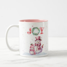 Snowman Christmas Zwei-Töne-Tasse Zweifarbige Tasse