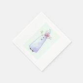 snowman cocktail napkin serviette (Ecke)