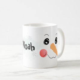Snowman Cocoa Add NAME Winter Cup Kleine Geschenk Kaffeetasse