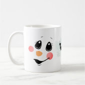 Snowman Cocoa Add NAME Winter Cup Kleine Geschenk Kaffeetasse (Links)
