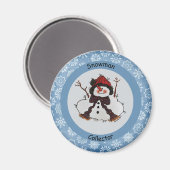 Snowman Collector Magnet (Vorderseite/Rückseite)