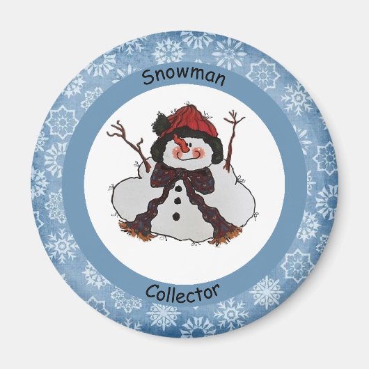 Snowman Collector Magnet (Vorne)
