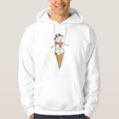 Snowman Cone Christmas Hoodie (Vorderseite)