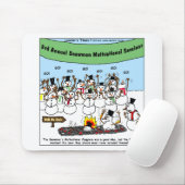 Snowman Convention Funny Christmas Geschenke & T-S Mousepad (Mit Mouse)