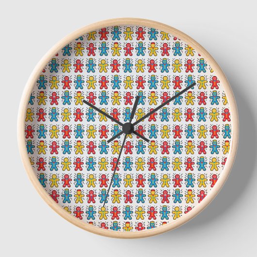 Snowman Cookie Wall Clock Uhr (Vorderseite)