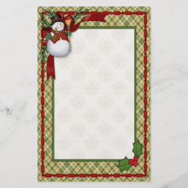 Snowman Country Christmas Briefpapier