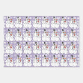 Snowman Coupe Geschenkpapier Set (Vorderseite 3)
