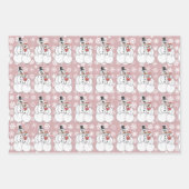 Snowman Coupe Geschenkpapier Set (Vorderseite 2)