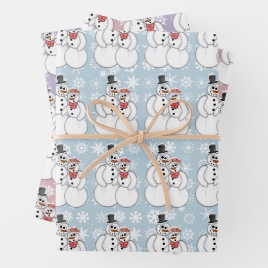 Snowman Coupe Geschenkpapier Set (Beispiel)
