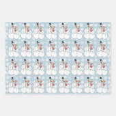 Snowman Coupe Geschenkpapier Set (Vorderseite)
