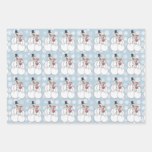 Snowman Coupe Geschenkpapier Set (Vorderseite)