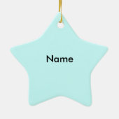 Snowman Couple Keramikornament (Hinten)