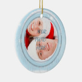 Snowman Couple Picture Ornament (Rechts)