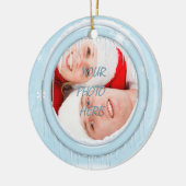 Snowman Couple Picture Ornament (Links)