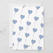 Snowman Couple Sweet Valentine's Day Feiertagskarte (Rückseite)