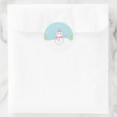 Snowman Cupcake Topper Stickers (Tasche)