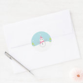 Snowman Cupcake Topper Stickers (Umschlag)