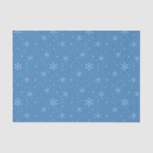 Snowman Cutout Snowflake Seidenpapier (Vorderseite)