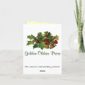 Snowman Dankeschön Karte (Rückseite)