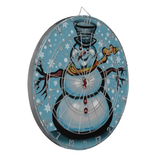 Snowman Dartscheibe (Vorderseite Links)