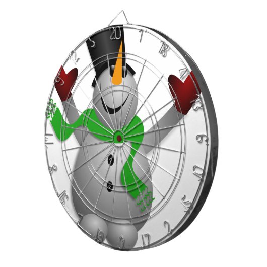 Snowman Dartscheibe (Vorderseite rechts)