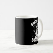Snowman Day Supporter Lehrerin Student Snowman Win Kaffeetasse (VorderseiteRechts)