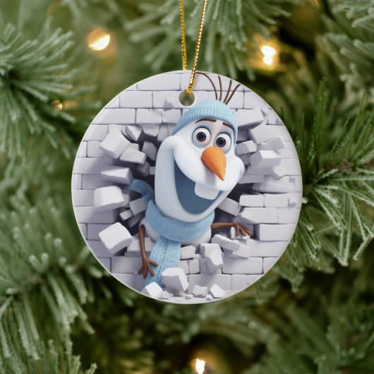 Snowman Decor Keramik Ornament (Baum)