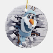 Snowman Decor Keramik Ornament (Vorne)