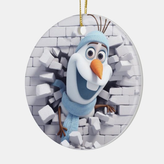 Snowman Decor Keramik Ornament (Links)