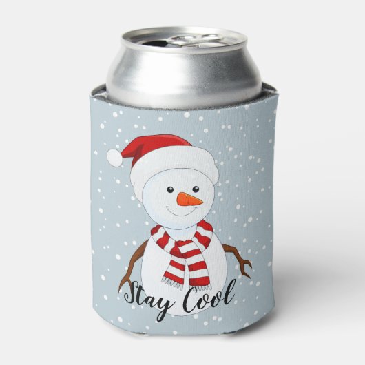 Snowman Design Can Cooler Dosenkühler (Kanne Vorderseite)