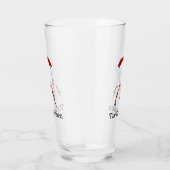 Snowman Design Drink Glass Glas (Rechts)