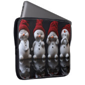 Snowman Design Laptop Sleeve (Vorne Rechts)